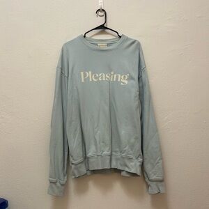 Pleasing Blue Sweatshirt